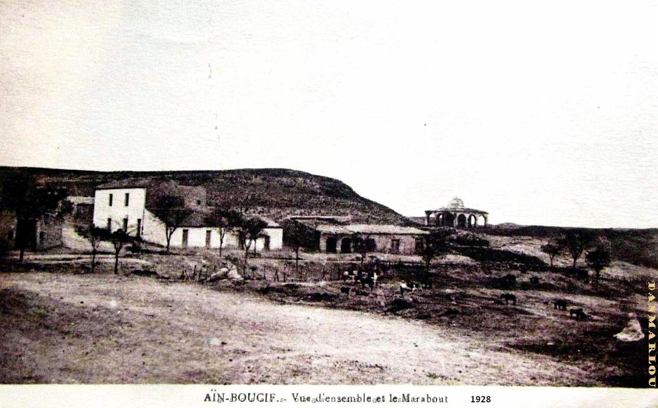 Ain-Boucif -Vue d'ensemble et Marabout - 1928.jpg